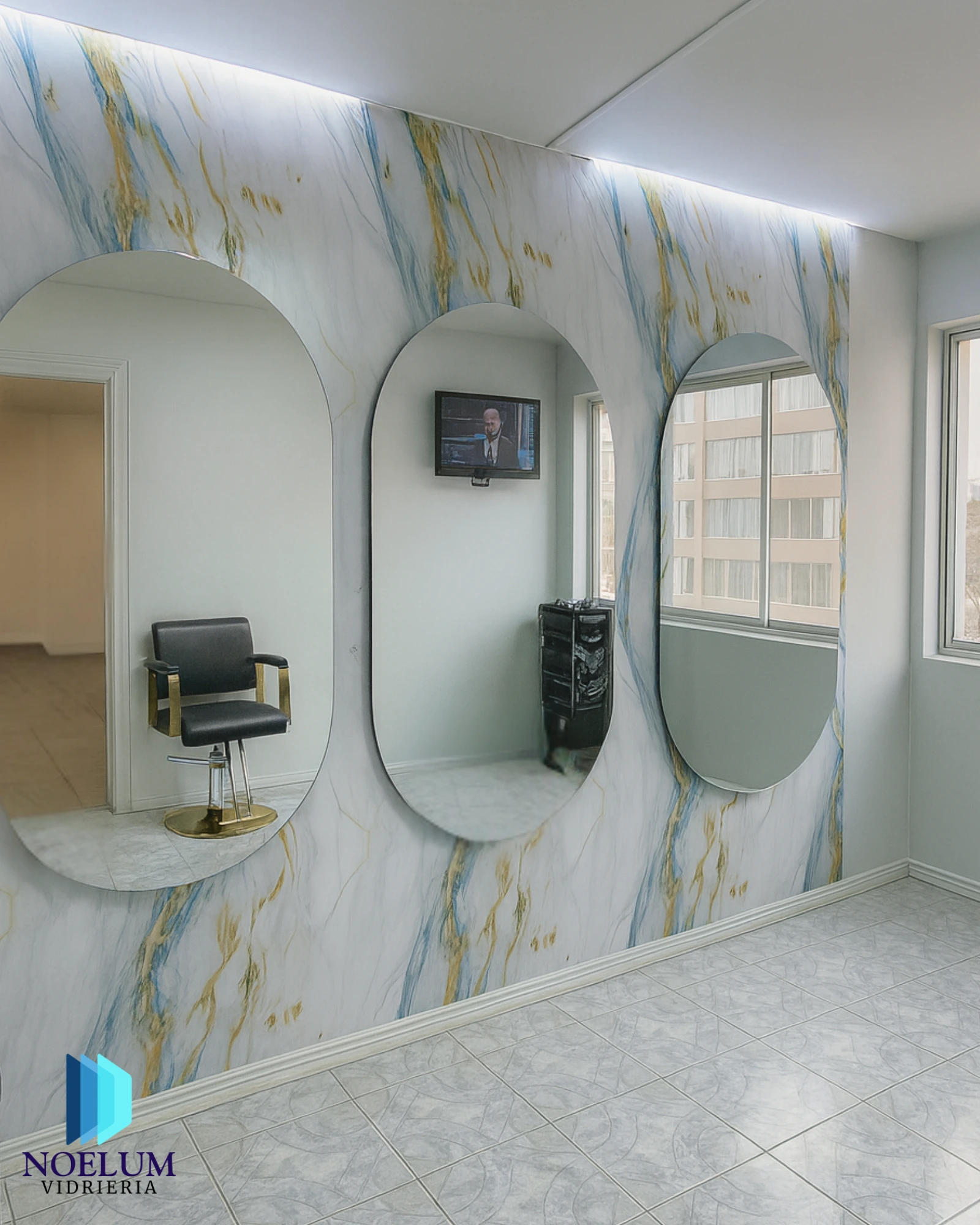 Espejos ovalados Vidriería Noelum